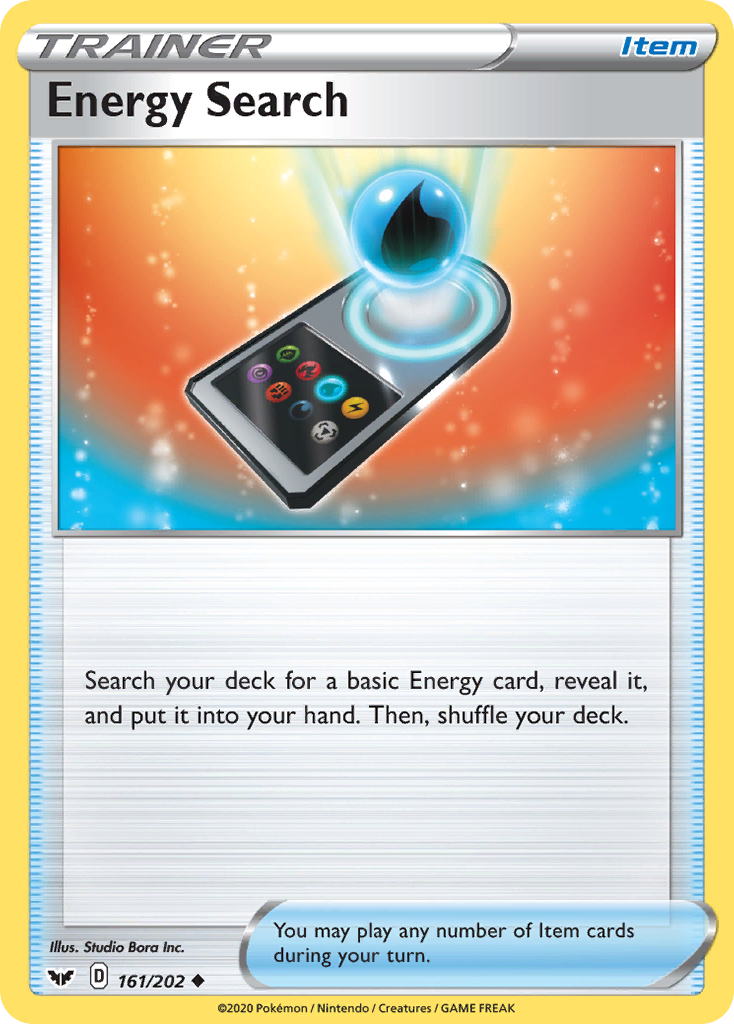 Energy Search 161/202 Sword & Shield