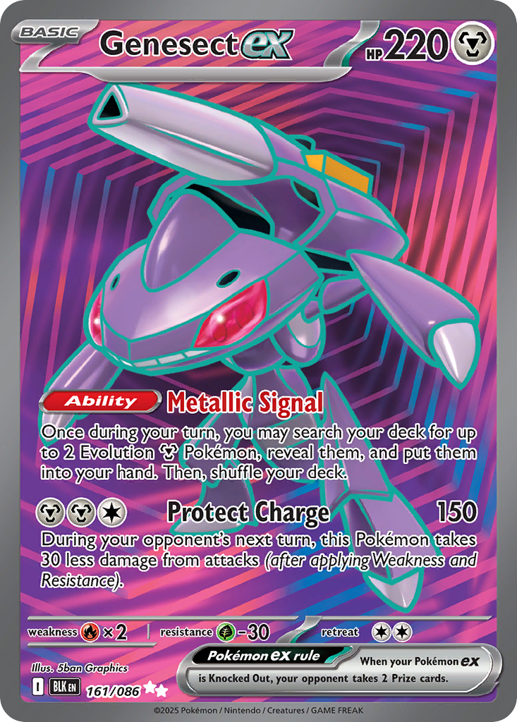 Genesect ex 161/86 Black Bolt