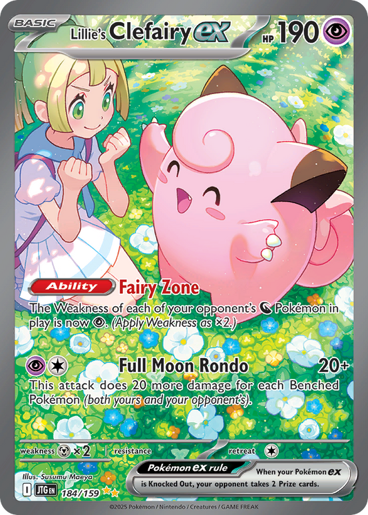 Lillie's Clefairy ex 184/159 Journey Together