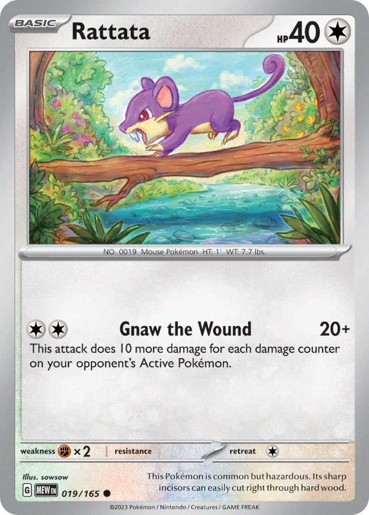 Rattata 19/165 151