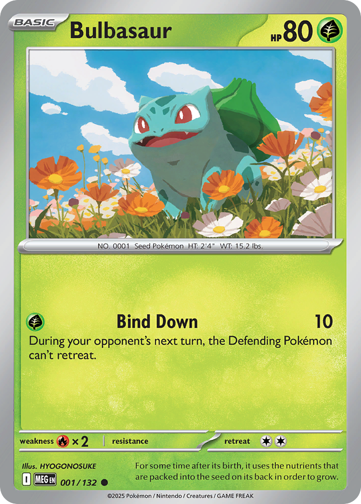 Bulbasaur 1/132 Mega Evolution