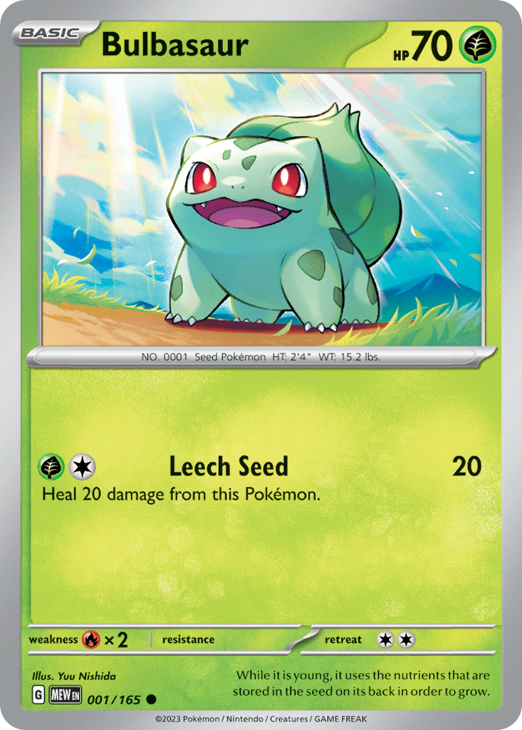 Bulbasaur 1/165 151