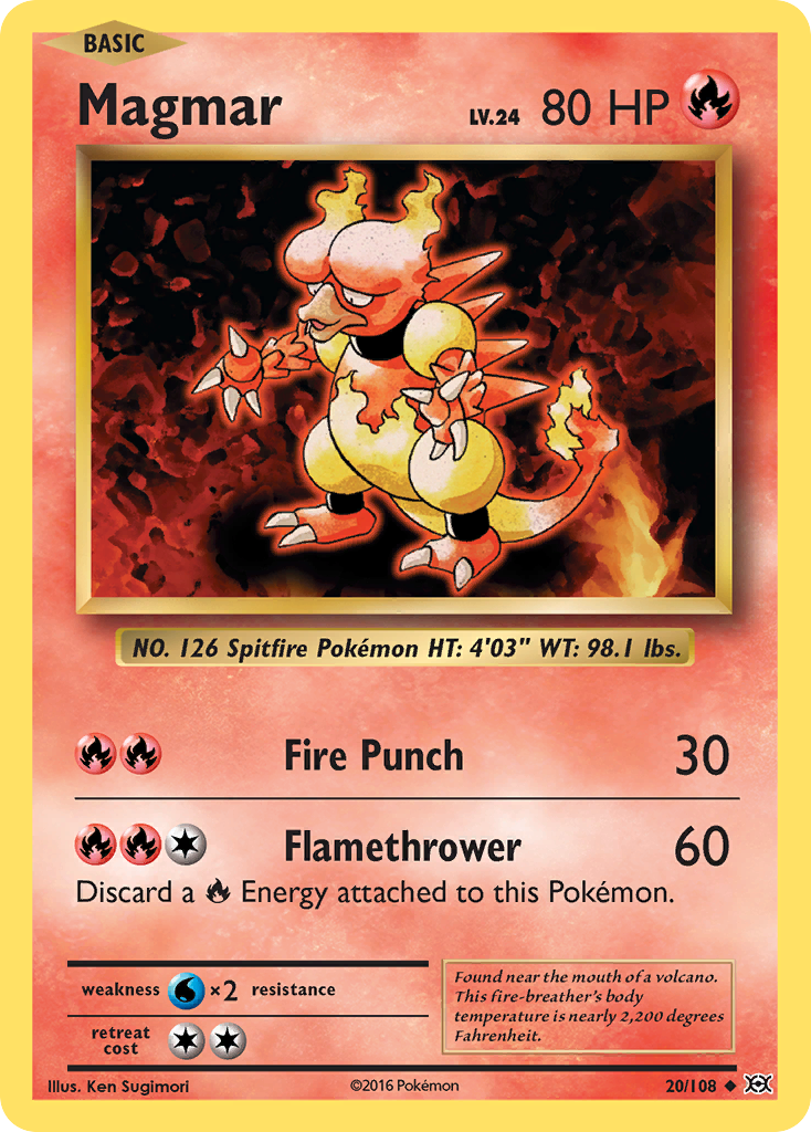 Magmar 20/108 Evolutions