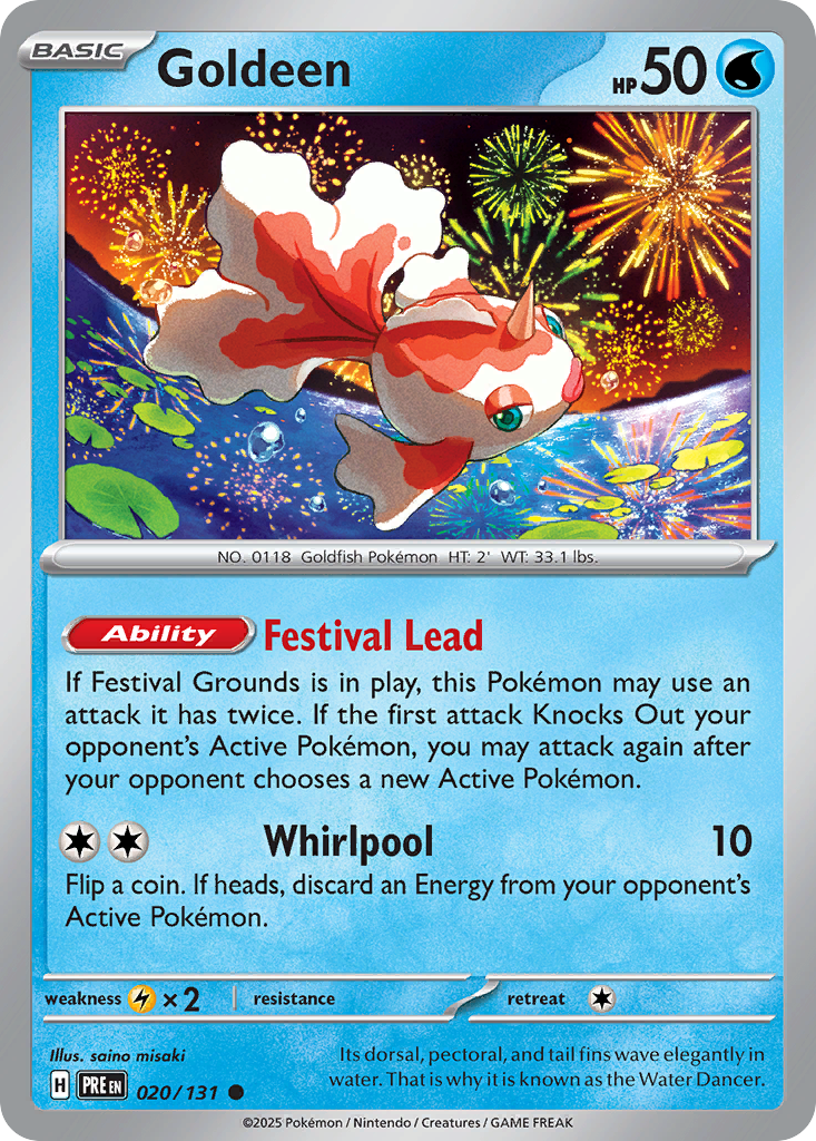Goldeen 20/131 Prismatic Evolutions