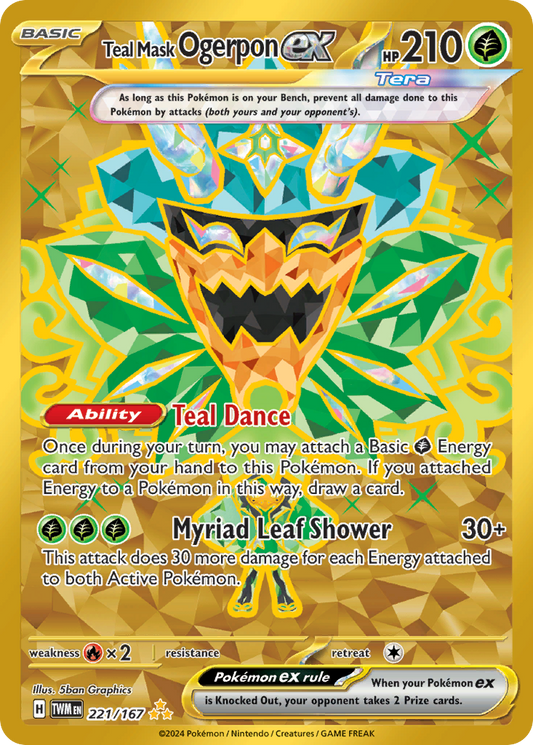 Teal Mask Ogerpon ex 221/167 Twilight Masquerade