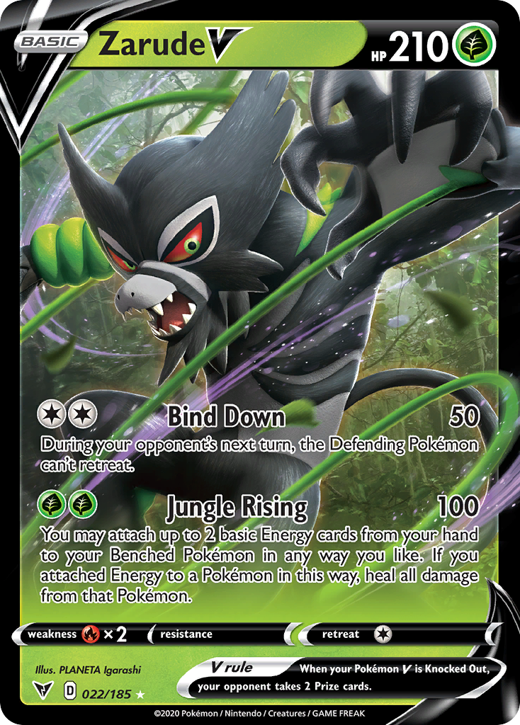Zarude V 22/185 Vivid Voltage