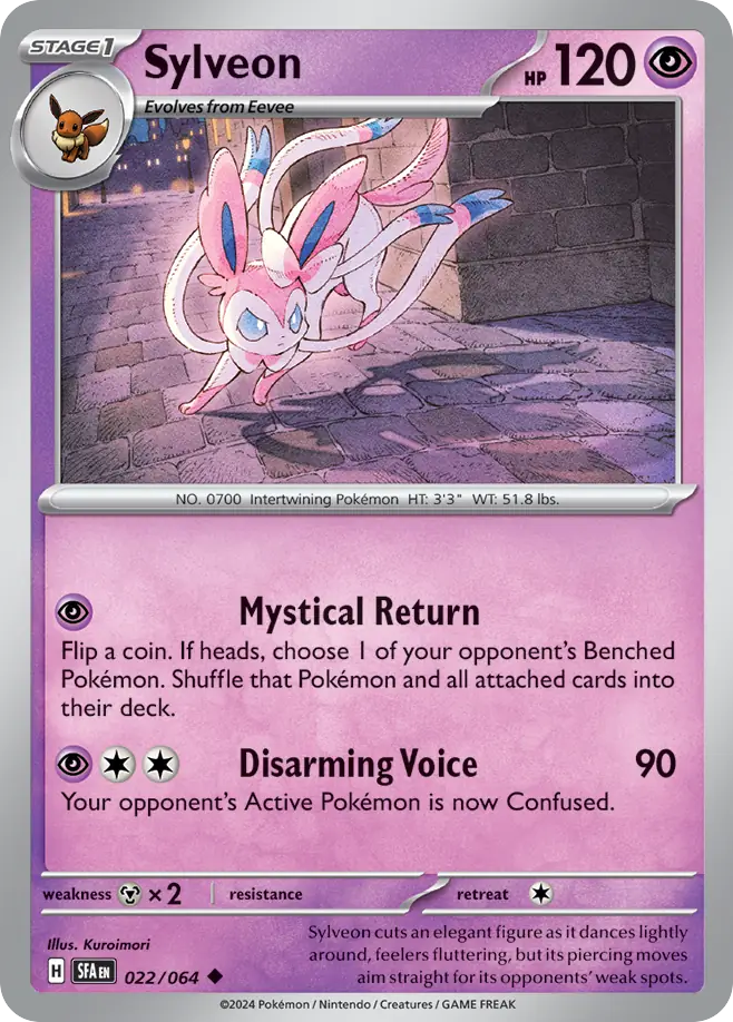 Sylveon 22/64 Shrouded Fable