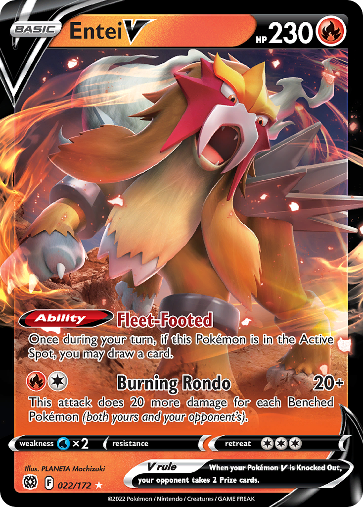 Entei V 22/172 Brilliant Stars