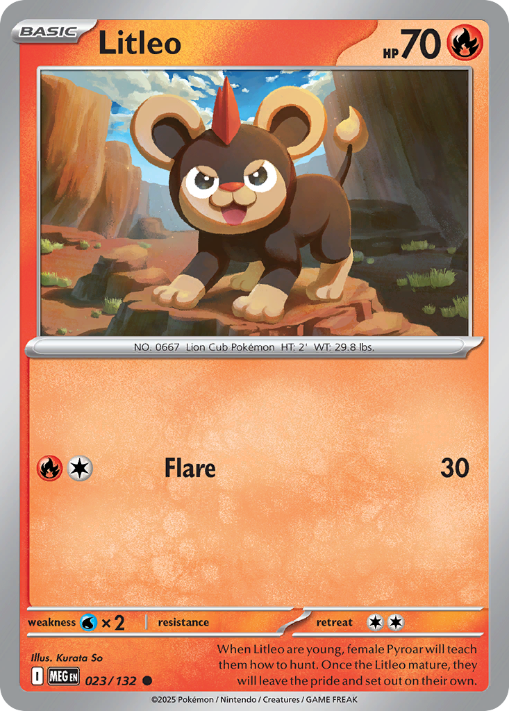 Litleo 23/132 Mega Evolution