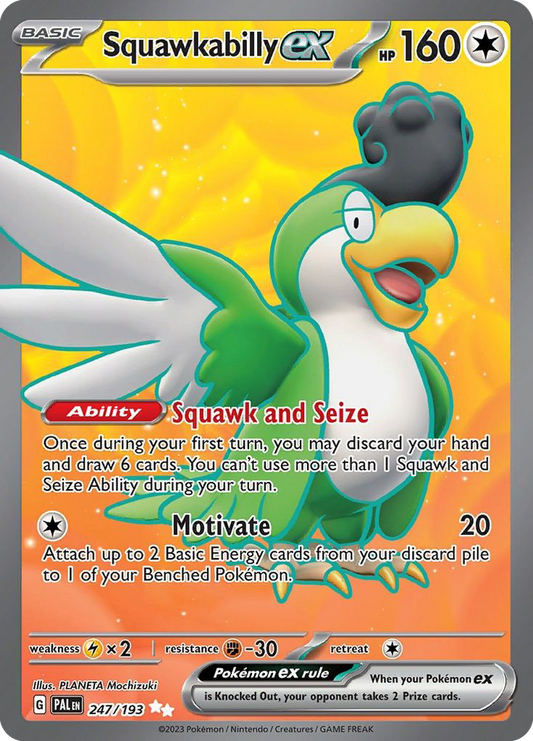 Squawkabilly ex 247/193 Paldea Evolved