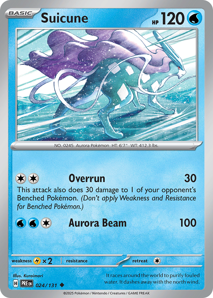 Suicune 24/131 Prismatic Evolutions