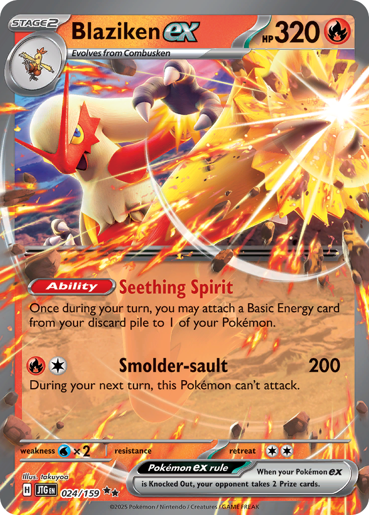 Blaziken ex 24/159 Journey Together