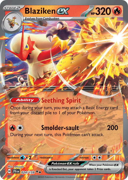 Blaziken ex 24/159 Journey Together