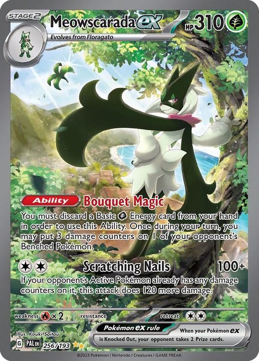 Meowscarada ex 256/193 Paldea Evolved