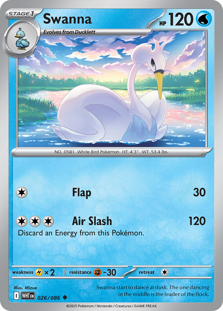 Swanna 26/86 White Flare