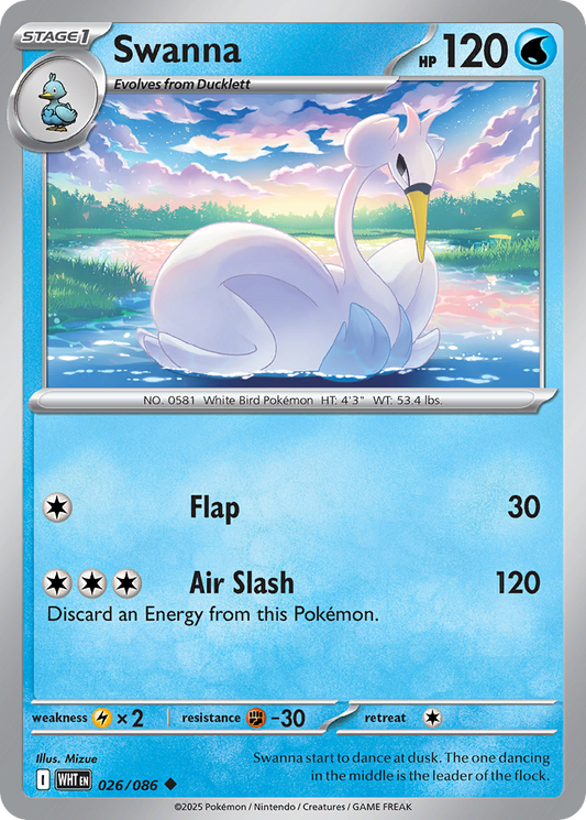 Swanna 26/86 White Flare