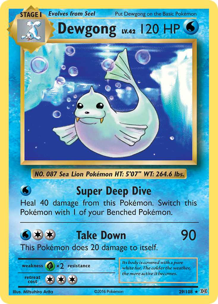 Dewgong 29/108 Evolutions