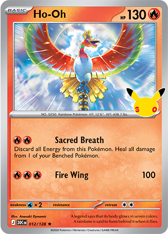 Ho-Oh 12/128 30th Celebration