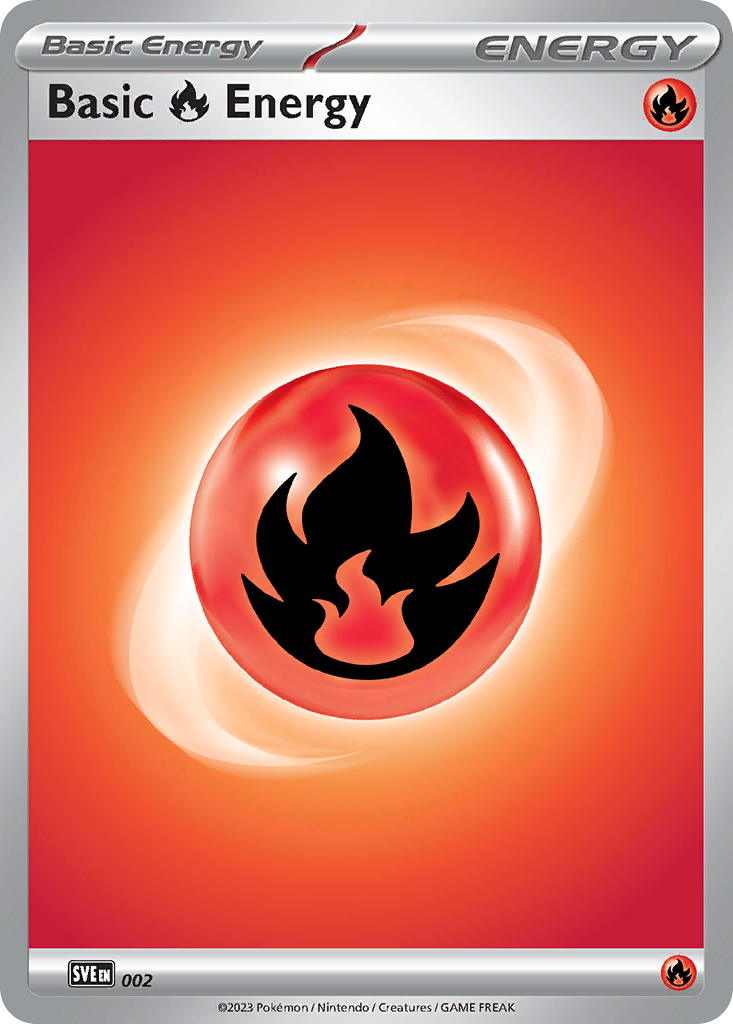 Basic Fire Energy 2/16 Scarlet & Violet Energies