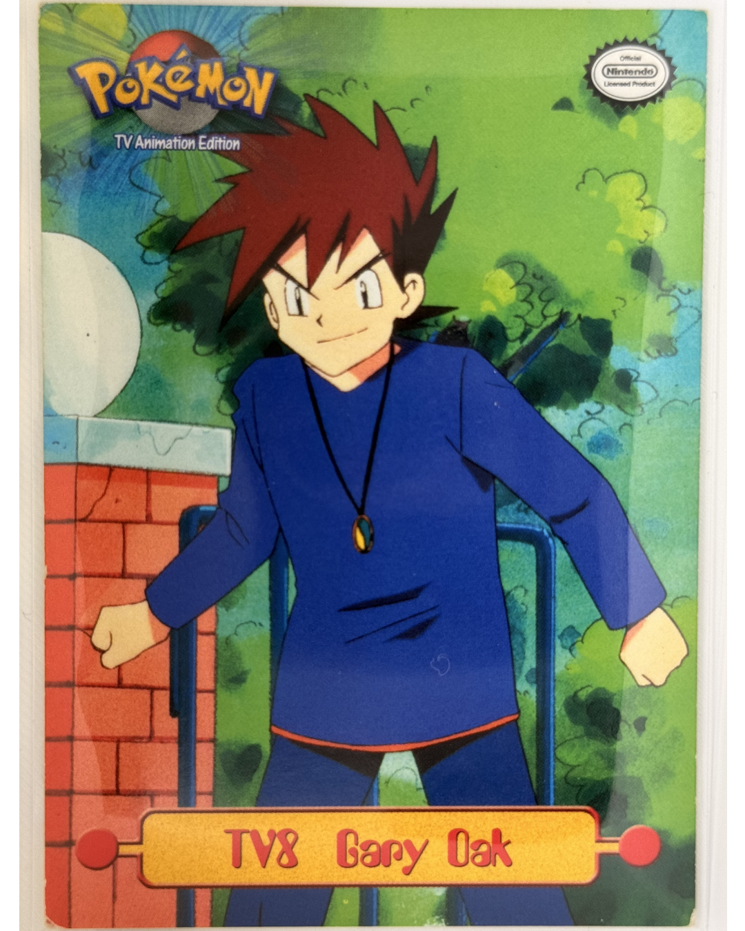 Gary Oak TV8 | Topps Pokémon Series 1 (1999)