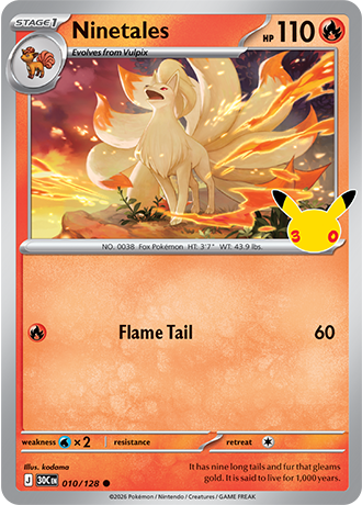 Ninetales 10/128 | 30th Celebration