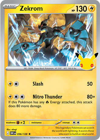 Zekrom 56/128 | 30th Celebration