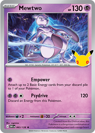Mewtwo 63/128 | 30th Celebration