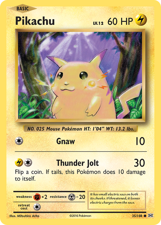 Pikachu 35/108 Evolutions