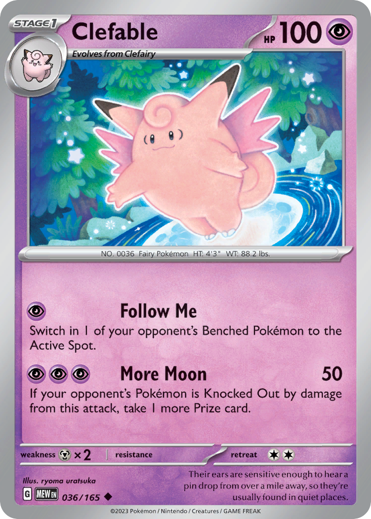 Clefable 36/165 151