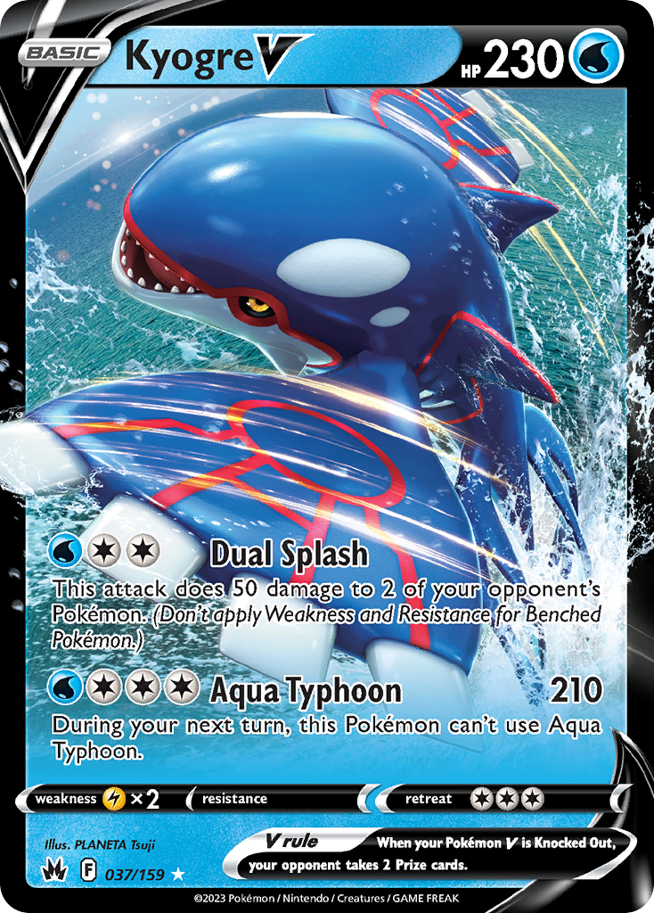 Kyogre V 37/159 Crown Zenith