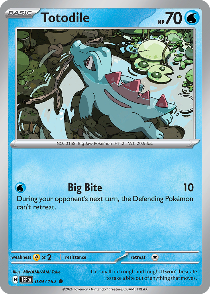 Totodile 39/162 Temporal Forces