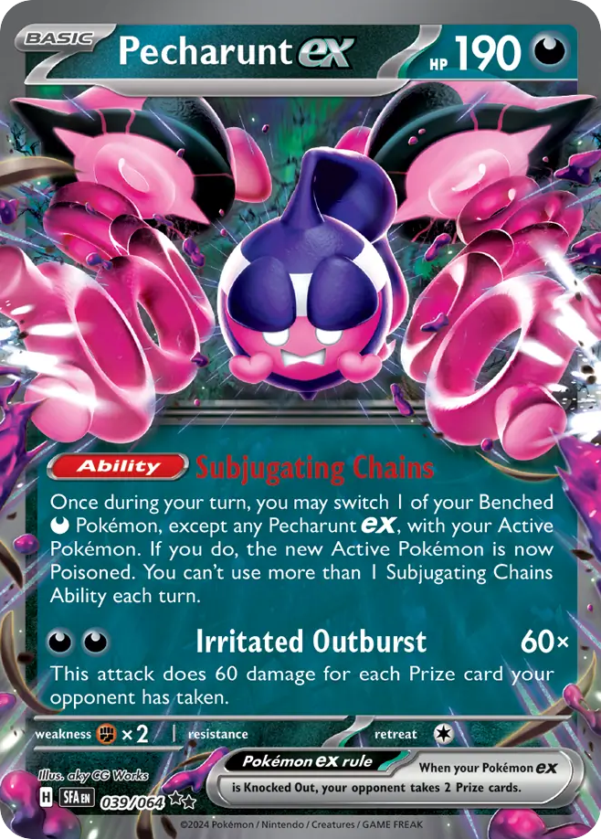 Pecharunt ex 39/64 Shrouded Fable