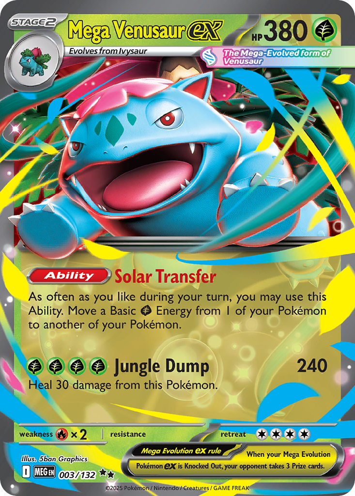 Mega Venusaur ex 3/132 Mega Evolution