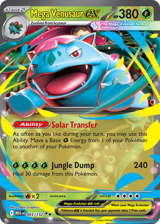 Mega Venusaur ex 3/132 Mega Evolution