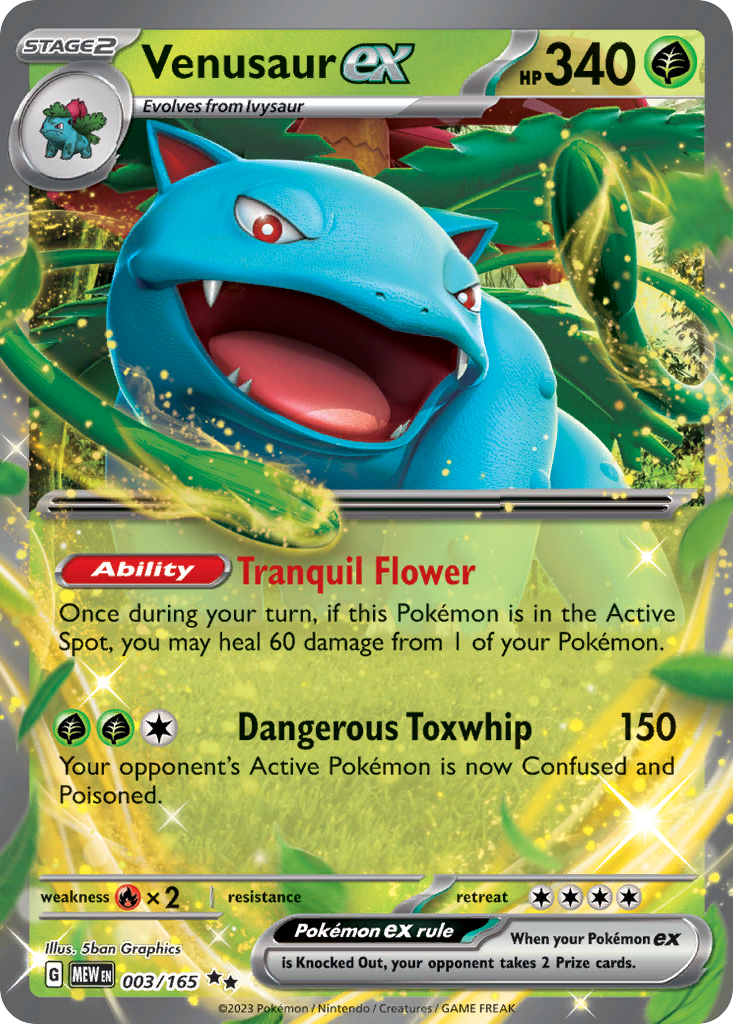 Venusaur ex 3/165 151
