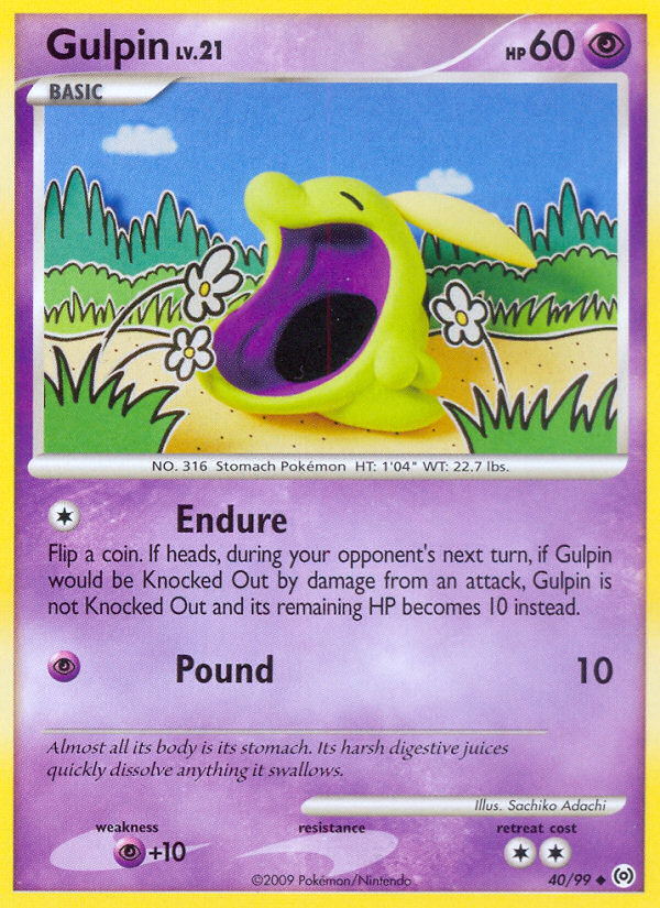 Gulpin 40/99 Arceus