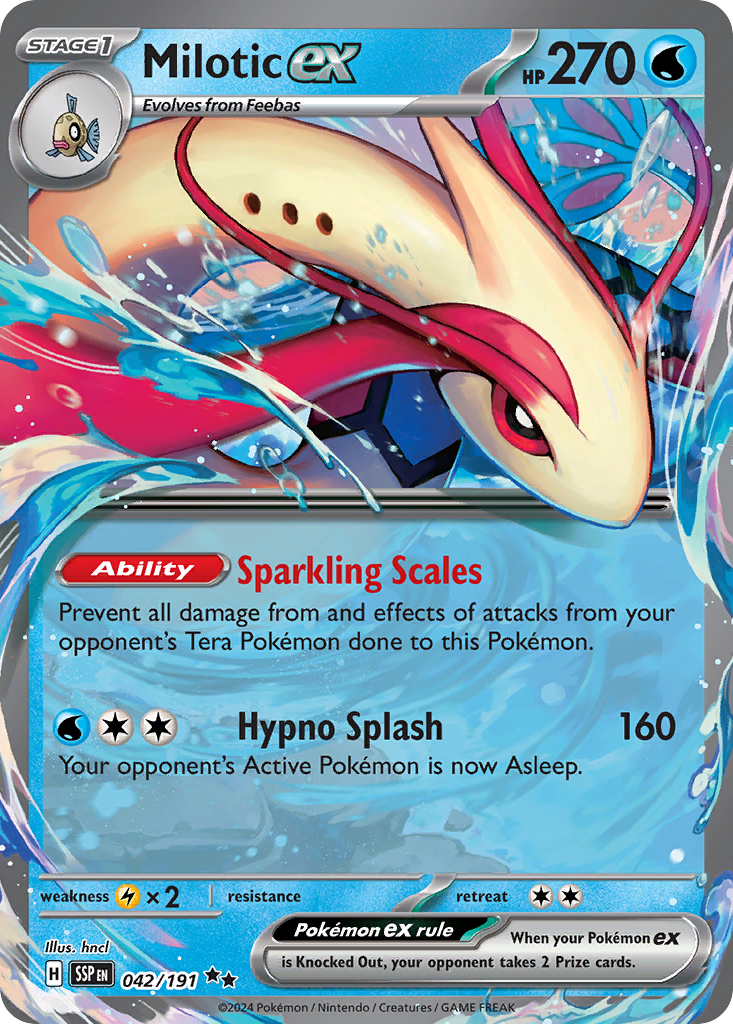 Milotic ex 42/191 Surging Sparks