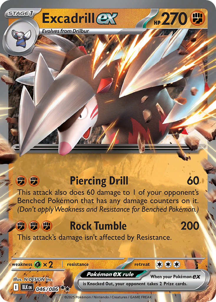 Excadrill ex 46/86 Black Bolt