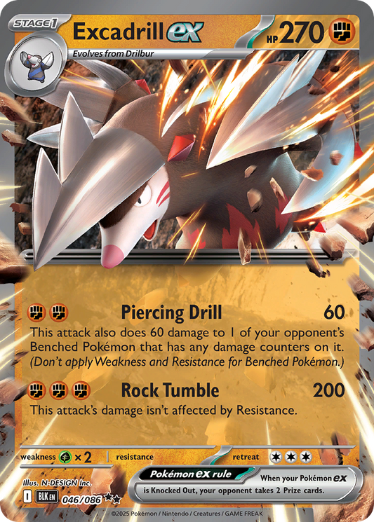 Excadrill ex 46/86 Black Bolt
