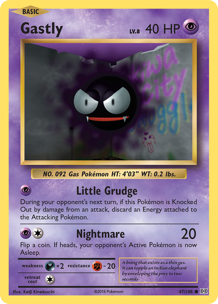 Gastly 47/108 Evolutions