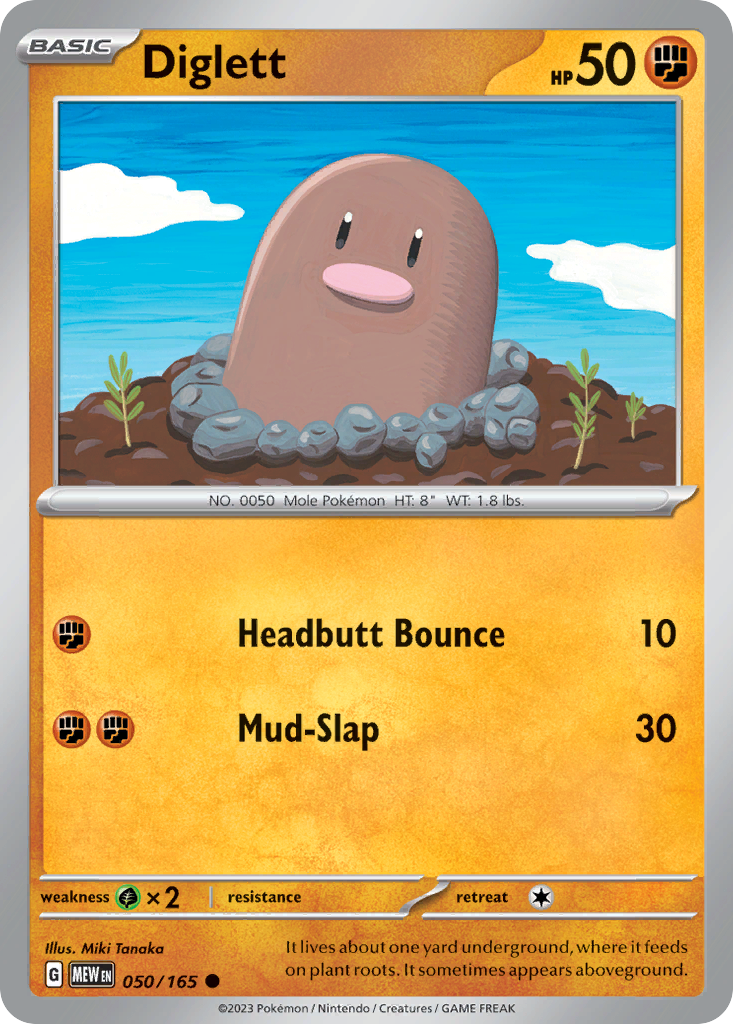 Diglett 50/165 151