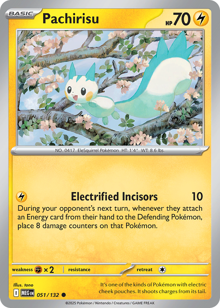 Pachirisu 51/132 Mega Evolution