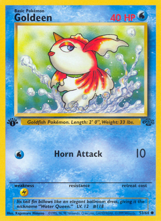 Goldeen 1st Edition 53/64 Jungle