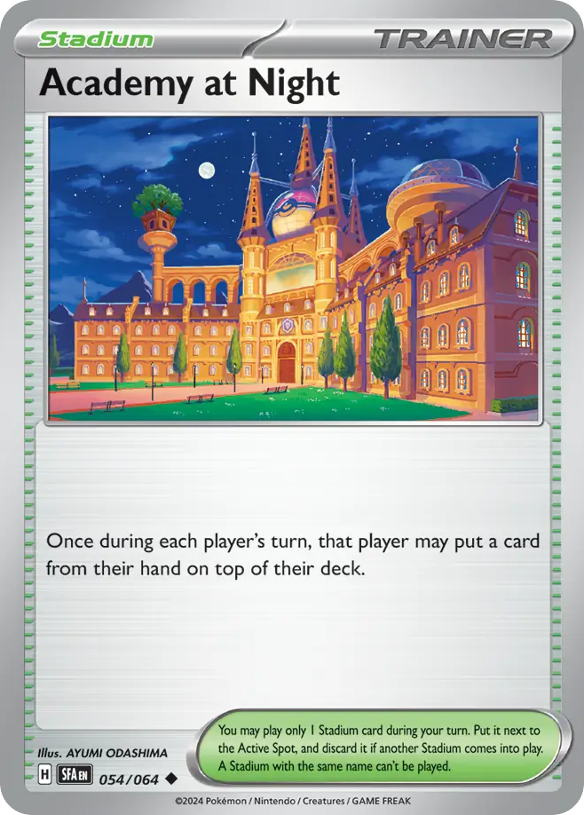 Academy at Night 54/64 Shrouded Fable