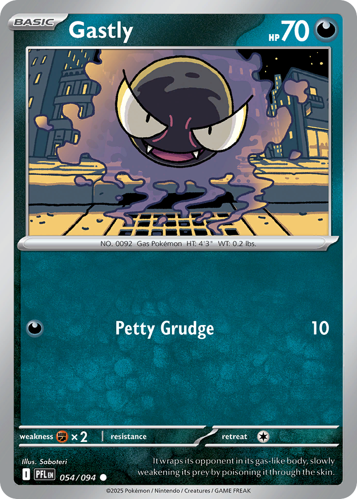 Gastly 54/94 Phantasmal Flames