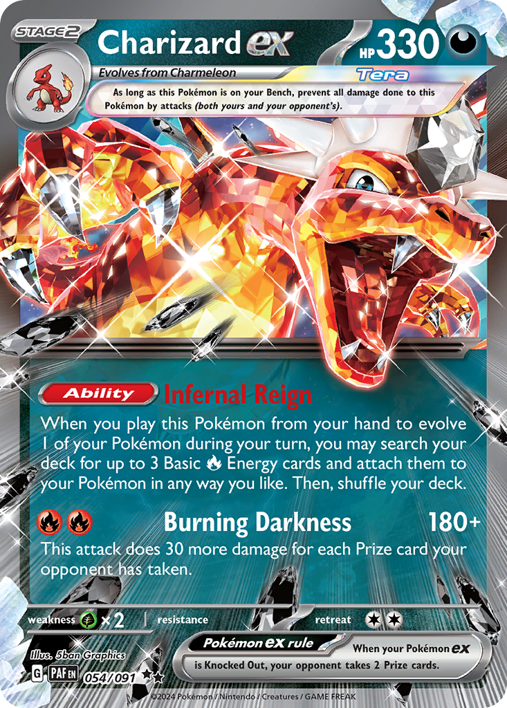 Charizard ex 54/91 Paldean Fates
