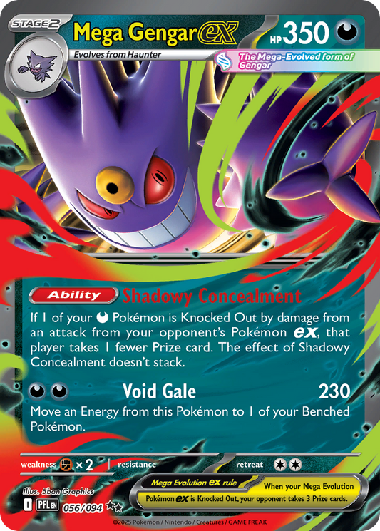 Mega Gengar ex 56/94 Phantasmal Flames