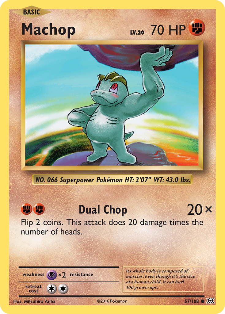 Machop 57/108 Evolutions