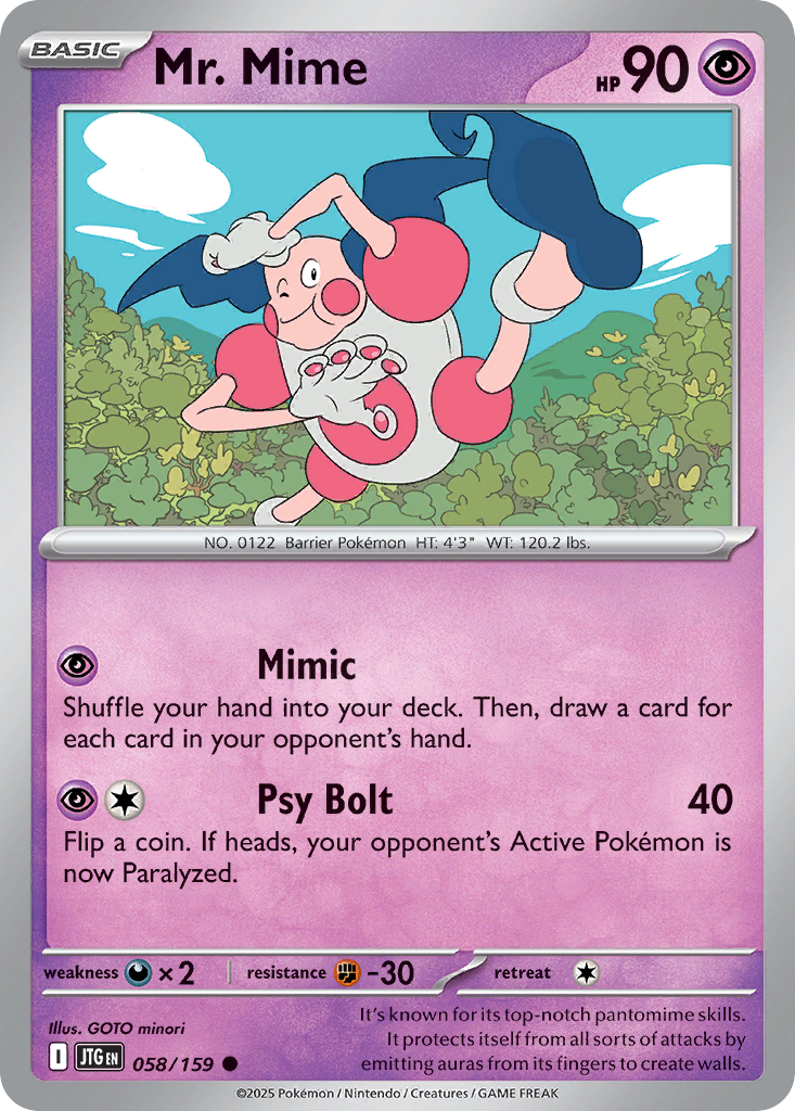 Mr. Mime 58/159 Journey Together