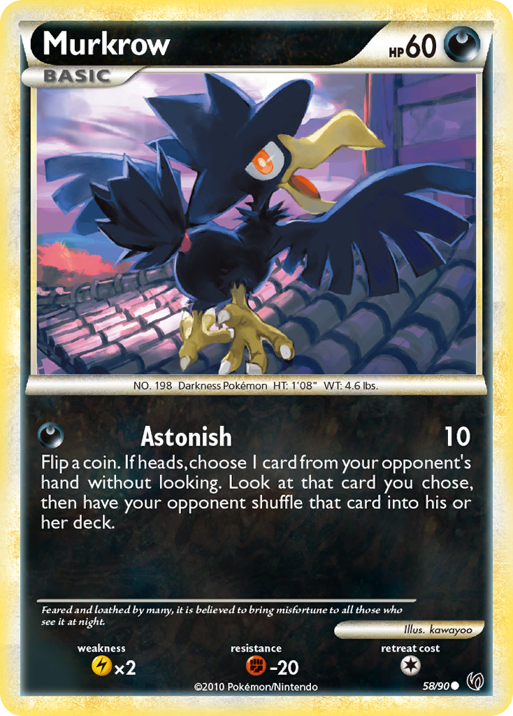 Murkrow 58/90 HS—Undaunted